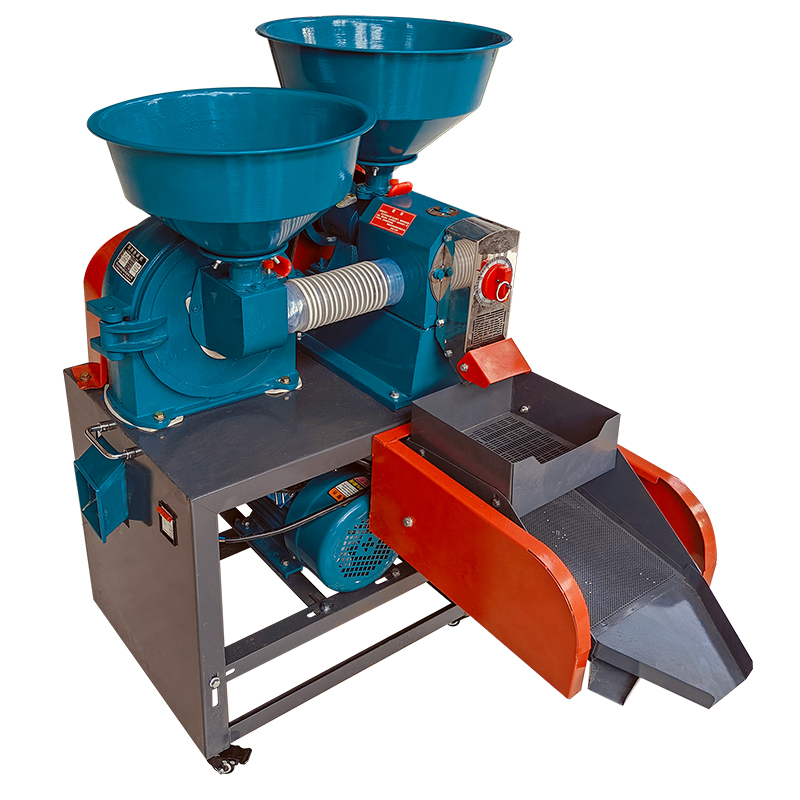 Rice mill and grinder combined machine